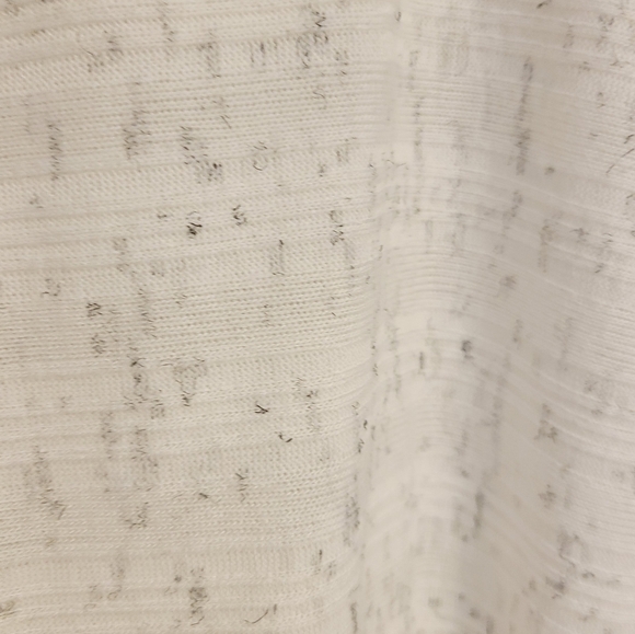 Lane Bryant | Women's White & Charcoal Gray Athleisure Cape Top (Size 14/16) - Picture 10 of 16